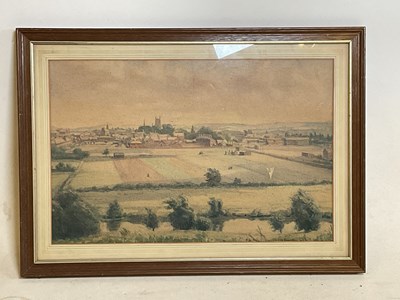 Lot 119 - S HILLER; a mid 20th century watercolour on...