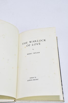 Lot 816 - MARC BOLAN; 'The Warlock of Love', hardback.
