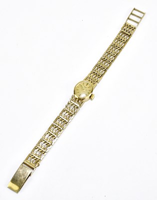 Lot 960 - ROTARY; a ladies' 9ct gold wristwatch, with...