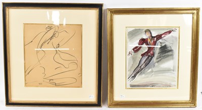 Lot 173 - JEAN TOTH; watercolour, 'A. Kaliovjnioce in...