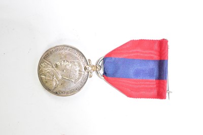 Lot 190 - A George V Faithful Service medal awarded to Florry Cass Haworth, cased.