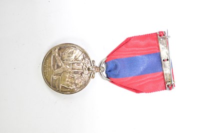 Lot 190 - A George V Faithful Service medal awarded to Florry Cass Haworth, cased.