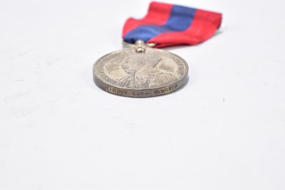 Lot 190 - A George V Faithful Service medal awarded to Florry Cass Haworth, cased.