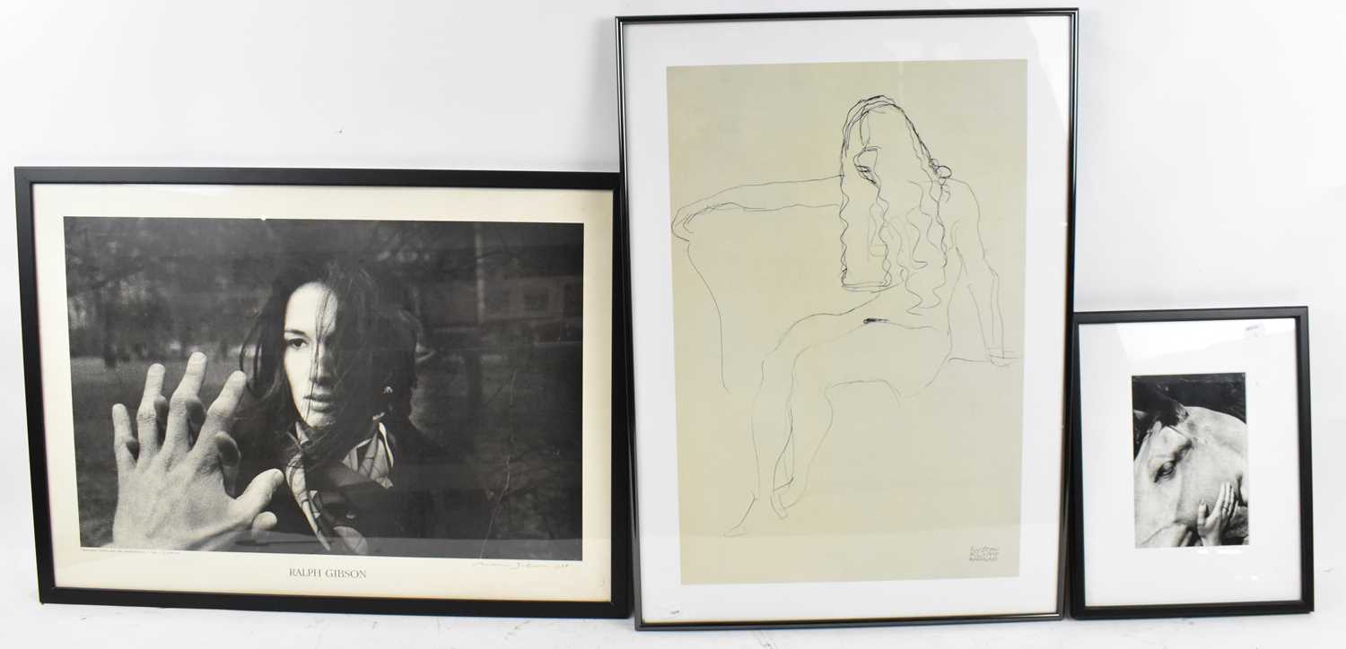Lot 180 - RALPH GIBSON; a signed black and white print,...