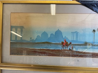 Lot 132 - HERBERT TOMLINSON; a pair of watercolours,...