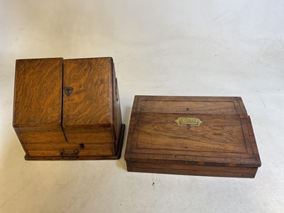 Lot 8 - A 19th century rosewood and brass inlaid...