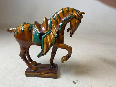 Lot 276 - BESWICK; two ‘Tang’ horses, 2205 and 2137 (2).