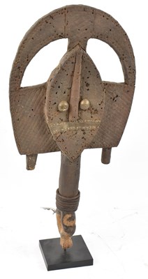 Lot 2 - A Kota reliquary figure, Gabon, with iron...