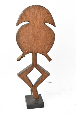 Lot 4 - A Kota reliquary figure, Gabon, brass and...