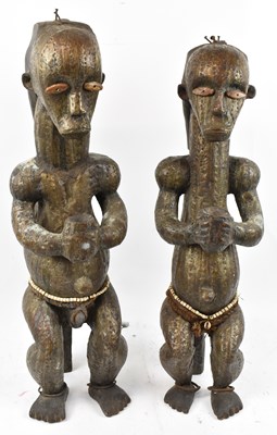 Lot 18 - A pair of Fang, Gabon, reliquary figures set...