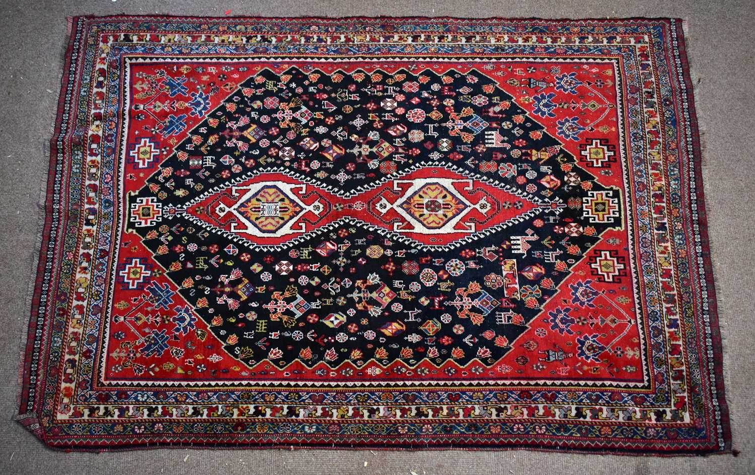 Lot 1523 - A fine Qashqai rug