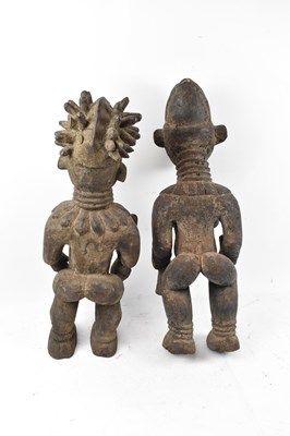 Lot 47 - A Bamileke, Cameroon, figures of Chief and...