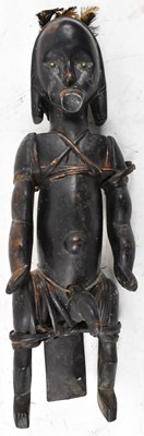 Lot 81 - An Akan, Ivory Coast, standing figure with...