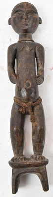 Lot 82 - A Baule, Ivory Coast, standing figure, height...