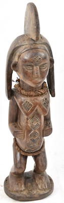 Lot 87 - A Fang, Gabon, standing figure with incised...