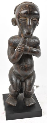 Lot 89 - A Fang, Gabon, standing figure mounted on a...