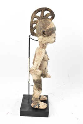 Lot 104 - A Yoruba, Nigeria, standing figure with...
