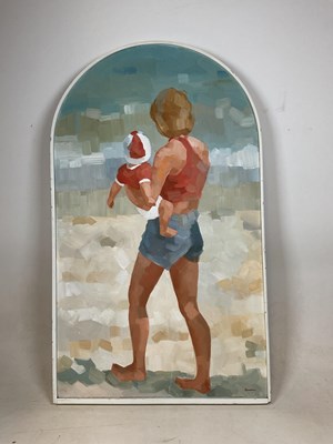 Lot 146 - Frances Dunham; oil on canvas "Lady Madonna"...