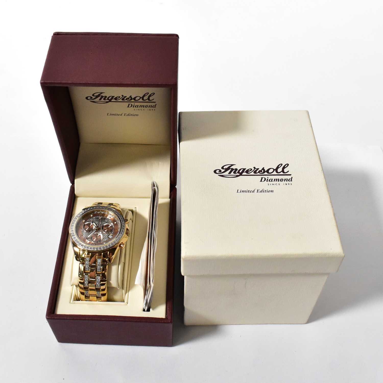 Lot 1297 INGERSOLL; a limited edition diamond watch,