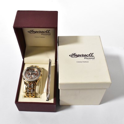 Lot 1297 - INGERSOLL; a limited edition diamond watch, no....