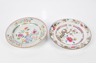 Lot 1115 - Four Chinese porcelain plates (af).