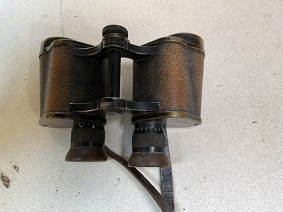 Lot 107 - Carl Zeiss Jena Marineglas 6x binoculars, with...