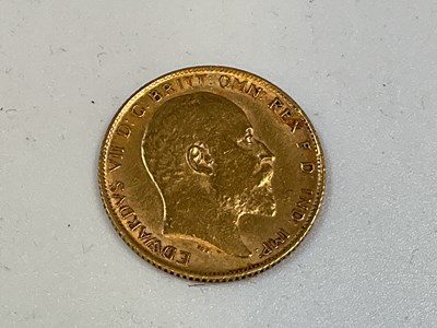 Lot 385 - An Edward VII half sovereign, 1909.