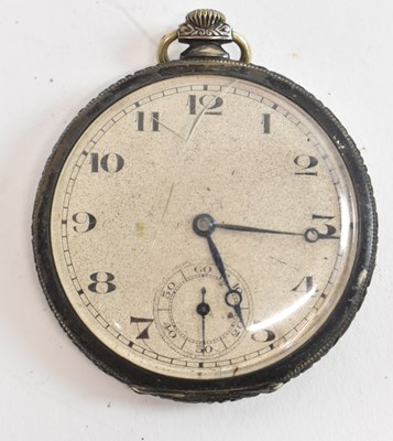 Lot 689 - An early 20th century  925 silver open face...