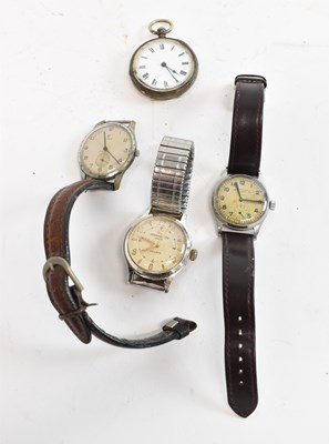 Lot 684 - Three vintage gent's watches comprising Cyma,...