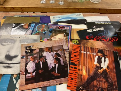 Lot 597 - A quantity of vinyl 33 rpm albums and 12 inch...