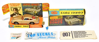 Lot 34 - CORGI; a James Bond Aston Martin DB5, no. 261,...