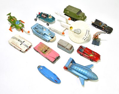 Lot 73 - An assortment of Gerry Anderson diecast toys,...