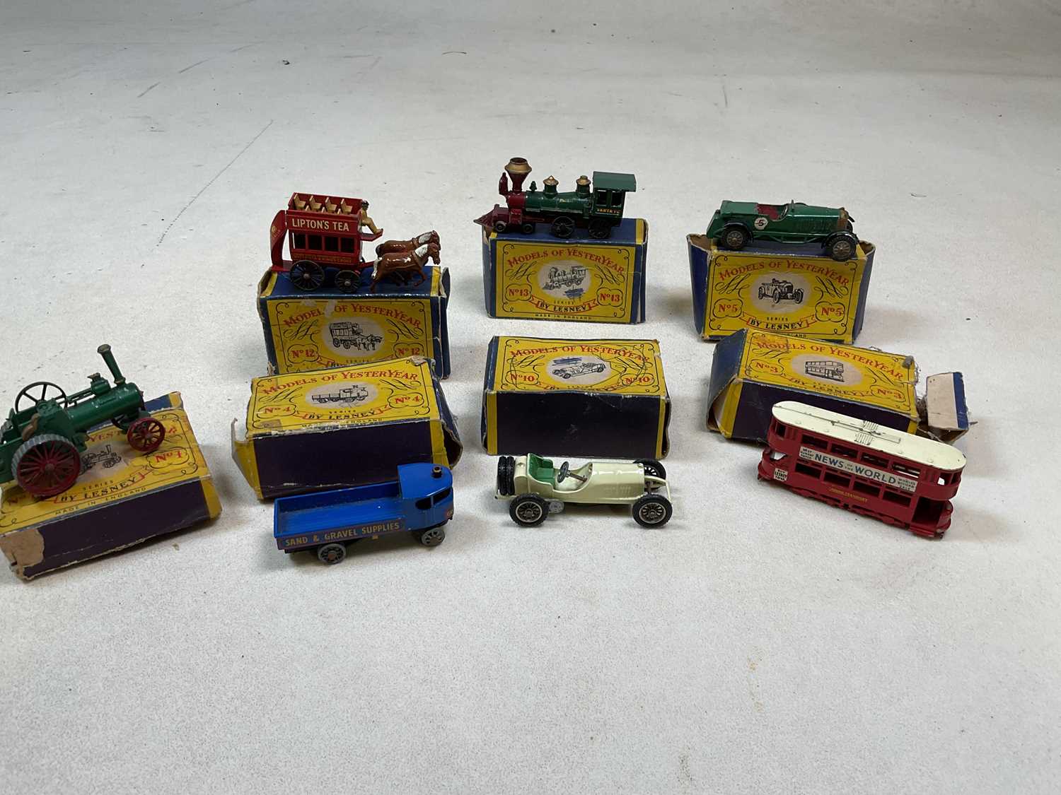 Lot 72 - Seven boxed Lesney Models of Yesteryear