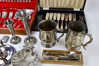 Lot 531 - A collection of electroplated items to include...