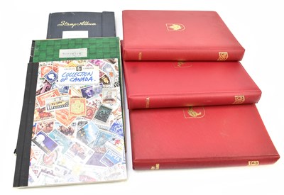 Lot 839 - British Commonwealth - used collection, QV to QE II, in set of 3 good illustrated SG albums