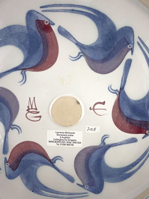 Lot 514 - LAURENCE McGOWAN (born 1942); a Maiolica style...