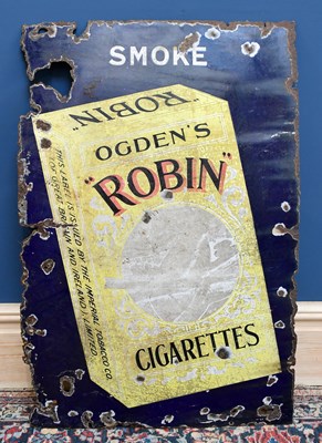 Lot 1045 - OGDEN'S; an original advertising enamel sign...