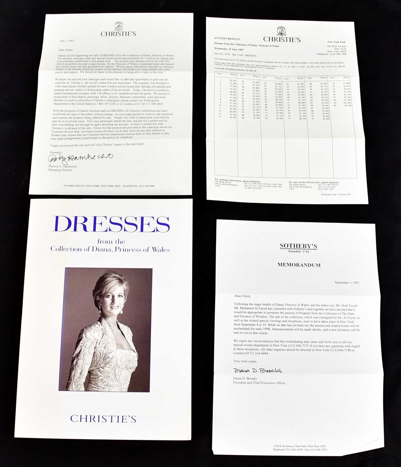Lot 831 - A Christie's catalogue, 'Dresses from the...