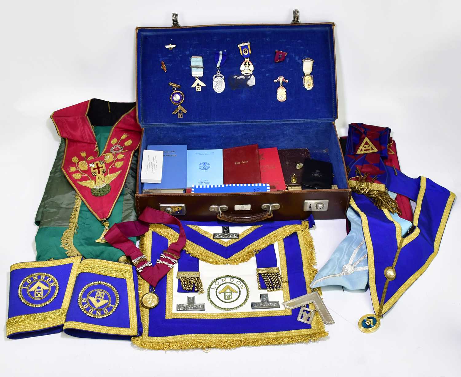 Lot 1030 - MASONIC INTEREST; a collection of Masonic...