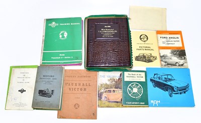 Lot 19 - A mixed lot of automotive related books to...