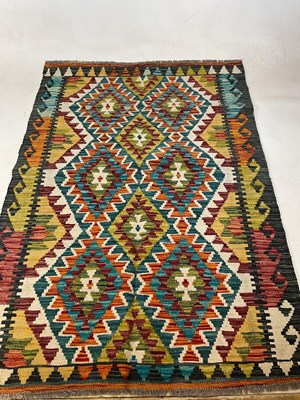 Lot 428 - A Chobi Kilim Rug, 147cm x 97cm