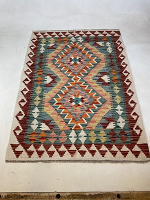 Lot 432 - A Chobi Kilim rug, 121cm x 84cm