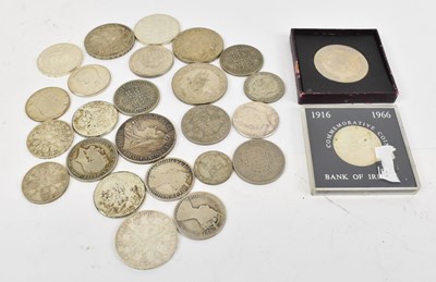 Lot 673 - A Victoria 1897 silver crown with various...