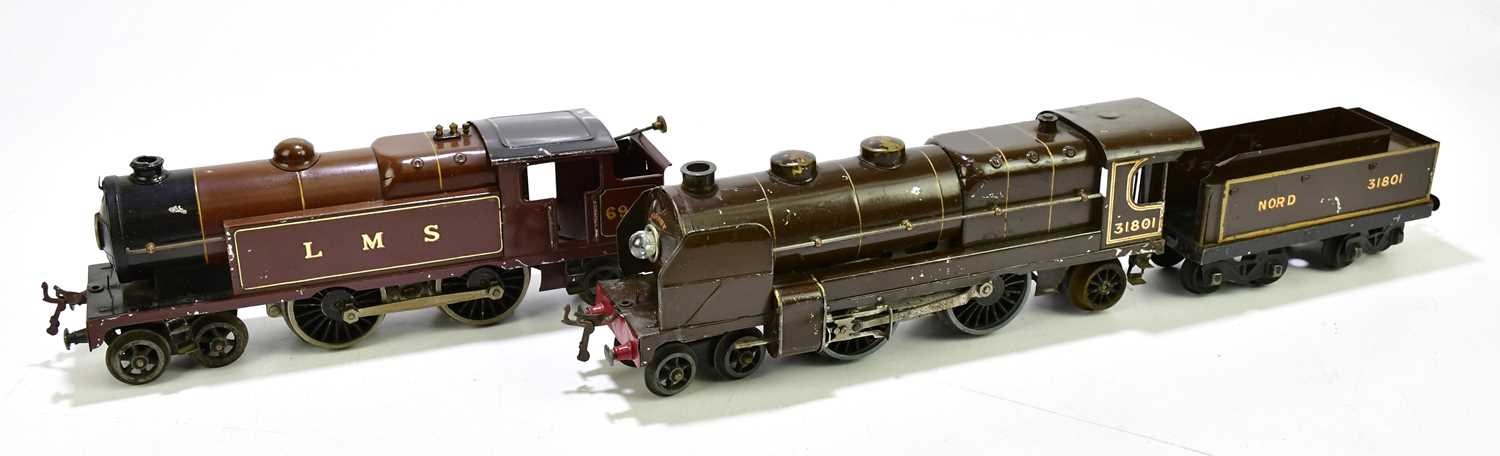 Lot 195 - HORNBY; an O gauge LMS 6954 tank locomotive,...