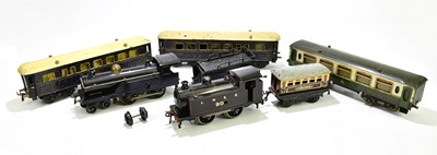 Lot 80 - HORNBY; an LNER 90 clockwork locomotive, with...