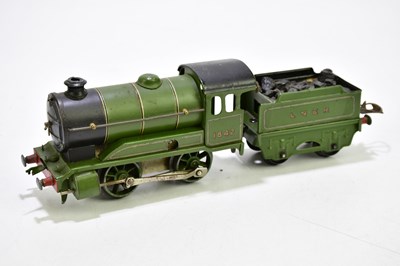 Lot 196 - HORNBY; an LNER 460 clockwork locomotive, with...