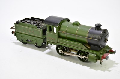 Lot 196 - HORNBY; an LNER 460 clockwork locomotive, with...