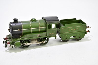 Lot 196 - HORNBY; an LNER 460 clockwork locomotive, with...