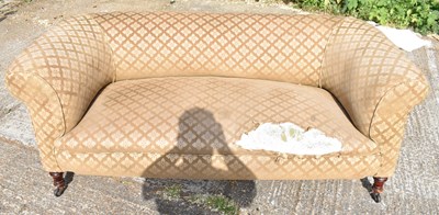 Lot 13 - A Victorian Chesterfield sofa for...