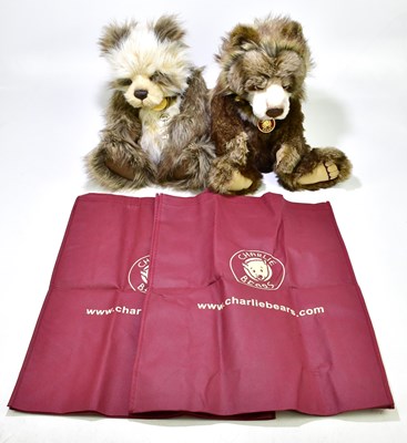 Lot 120 - CHARLIE BEARS; two teddy bears comprising...